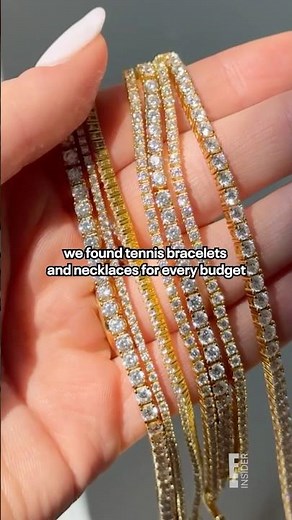 The best tennis bracelets + necklaces for every budget are in the comments! (🎥/📷: Featured Brands)
