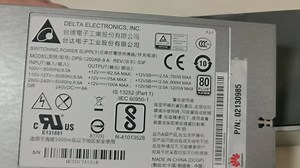 台达1200W华为服务器CSPS铂金电源拆机（DPS-1200AB-8 A）