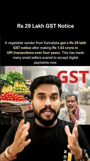 Karnataka Street Vendor’s ₹29 Lakh GST Bill | Reality of India’s Tax System