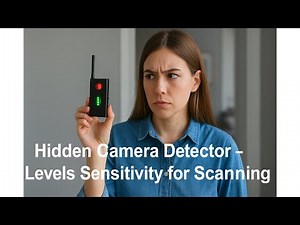 📡 Hidden Camera Detector - 5 Levels Sensitivity for scanning Review 🔍