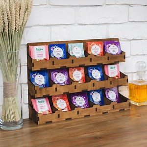 Tea Bag Storage Box, Tea Bag Organizer Wooden, Tea Bag Holder for Wall, Tea Bag Display Stand,tea Rack Vertical,tea Bag Shelf,tea Lover Gift - Etsy