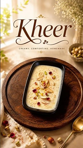Homemade Creamy Kheer | Traditional Indian Rice Pudding | Easy Dessert Recipe #ricekheer