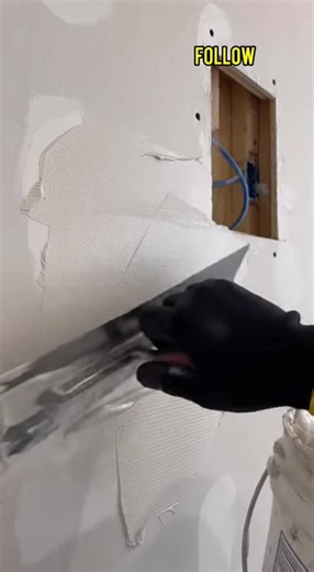 163K views · 447 reactions | Applying Joint Compound with Precision ️ | Renovation Skill | Facebook