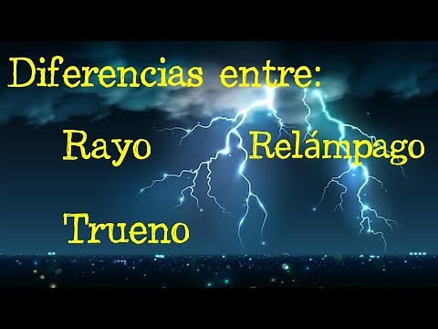 ⚡️ Rayo, Trueno y Relámpago ⚡️ Diferencias 💫 [Fácil y Rápido] | FÍSICA |