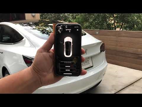Tesla Model 3 Summon Set-up and Demonstration