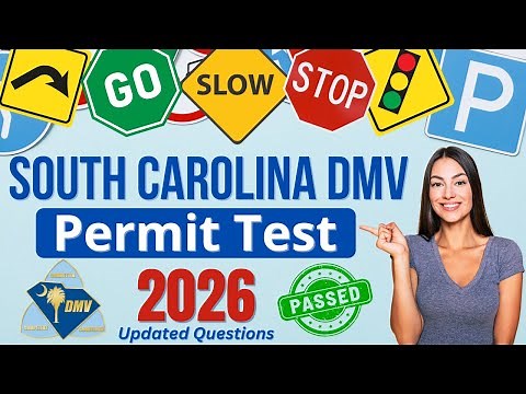 South Carolina DMV Permit Practice Test 2026: Pass Your SCDMV Beginner's Permit Knowledge Exam!