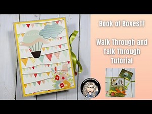 Book of Boxes, A Walk Through and Talk Through Tutorial, So Easy and Fun, and Uses Dollar Tree Boxes