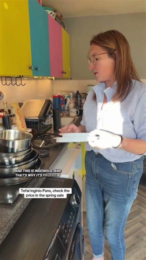 If your kitchen cupboards are currently a chaotic pile of mismatched pans that don’t stack, don’t