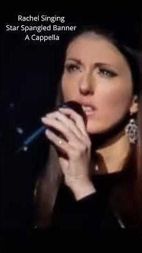 Rachel Star singing Star Spangled Banned a cappella‪@debi8057‬