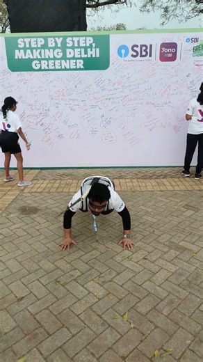 After 10KM Marathon… Still Had Energy for Push-Ups 💪🏃‍♂️