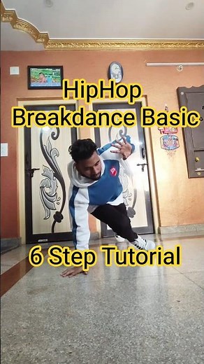 🔥HipHop Breakdance Basic 6 Step Tutorial | Learn Cool Move in 60 Seconds 💥