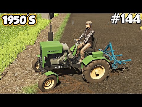 1950'S. First work with "ESIOK". New machines. Farming simulator 22. FS 22. Timelapse. Ep. 144