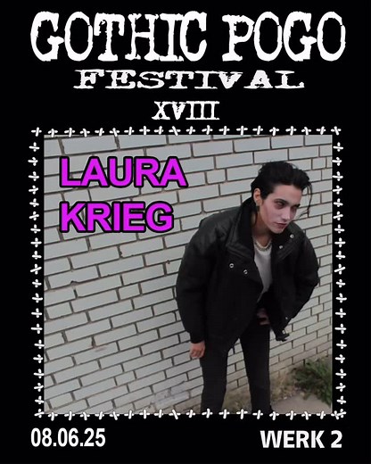 Laura Krieg is a Canadian synth artist whose music pulses with emotional intensity and icy elegance. Blending cold wave aesthetics with industrial textures and melodic synth lines, she crafts soundscapes that are as haunting as they are hypnotic. Based in Montreal, Krieg’s work reflects the tension between intimacy and alienation, offering a sonic world that feels both deeply personal and fiercely defiant. Whether on stage or in the studio, she channels raw emotion through analog machines, creat