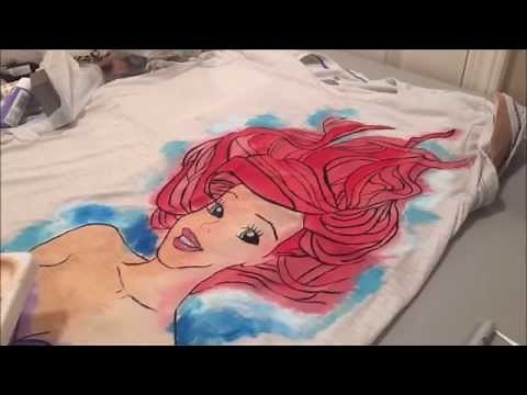 DIY Watercolor Hand Painted T-Shirt!