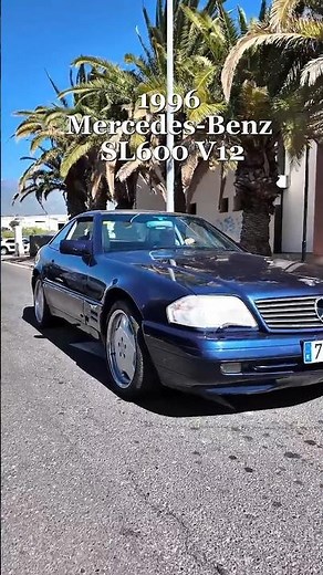 Amazing Mercedes-Benz 1996 SL600 V12 #classicmercedes