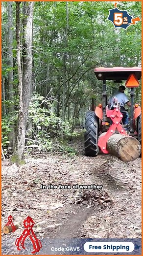 🔥 More grip. More pull. More control. The 4-claw design locks onto logs fast—no slipping, no fuss.🚜 Rated up to 5500 lbs for demanding logging jobs. | Garvee