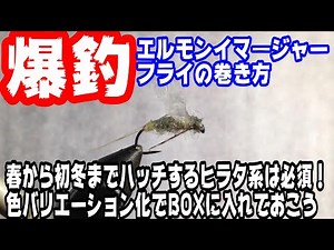 「爆釣エルモンイマージャーフライ」の巻き方【アレンジ編】