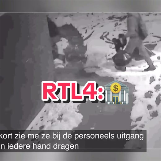 RTL4: Miljoenen buit gemaakt bij een wel bekende bank, daders waren 24 uut binnen in de pand, hoeven daarna nooit meer te werken , is ons geld wel veillig bij de bank?🧐😦 #geld #safe #winter #bank #voorjou