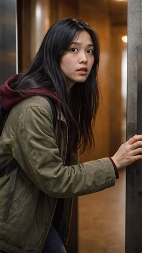 The last elevator footage before she vanished