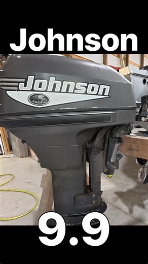 1999 Johnson 9.9 #outboard #johnson #outdoors #angler #fishing #flatbottom #fish #river #flatbottom