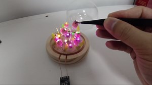 Mini LED Lights 80mm Long Distance Coil Induction Light and Colorful High Brightness Induction Lights for Art & Craft Kits (Only 20Pcs Green LED)