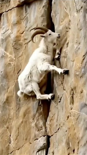 How Does the Ibex Climb Vertical Cliffs? #youtubeshorts #trendingshorts #shortvideo