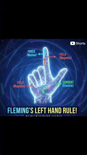 Flemming left hand rule 🫱 #shorts #viral #flemming