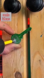 DIY Pivot Latch Using an Old Key #keys | Reels ideas