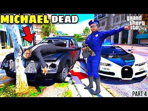 Franklin Killed Michael And Become Police Chief In GTA 5 | SHINCHAN and CHOP