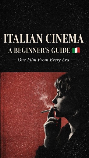 . on Instagram: "Italian cinema is not just movies — it’s history, emotion, politics and dreams 🎬🇮🇹 From post-war realism to modern existential beauty, this guide covers one essential film from every era of Italian cinema. Perfect for beginners, cinephiles, film students and lovers of world cinema. Save this reel and start your Italian cinema journey today. Italian cinema Italian movies World cinema Classic films Film recommendations Cinema guide Best foreign films Arthouse cinema Internation