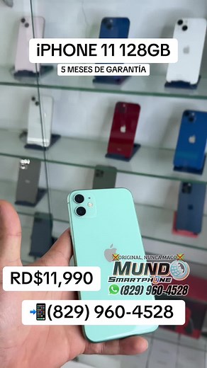 iPHONE 11 128GB RD$11,990 #fyp #apple #iphone #smartphone #lavega #ios #phone #fyp