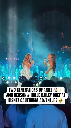 Jodi Benson & Halle Bailey Perform The Little Mermaid Duet! 🧜‍♀️✨