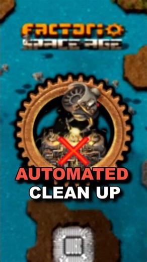 Getting Every Factorio Achievement #21 Automated Clean up #factorio #gaming #factoriochallenge