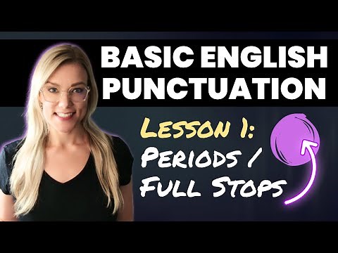 Period & Full Stop Rules | Basic English Punctuation Course