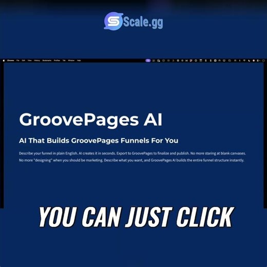 GroovePages AI: AI That Builds GroovePages Funnels For You! #shorts