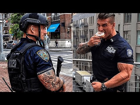 Most JACKED COP 🔥 Fittest Policeman - Michael Counihan