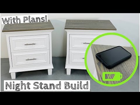 WIRELESS Charging Night Stands | Bedroom Suite Build Series Part 2