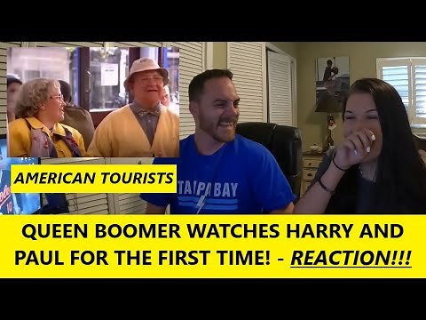 Americans React | HARRY AND PAUL | American Tourists Go For Breakfast | REACTION