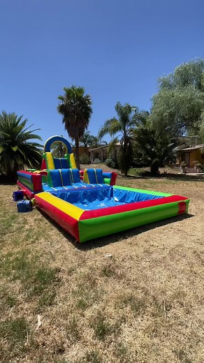 ¡Nuevo inflable con alberca 4x4 para tus fiestas!