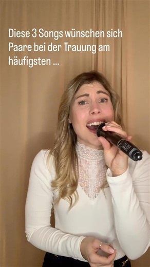 Die 3 meist gewünschten Songs zur Trauung 💍 #hochzeitssängerin #brauteinzug