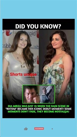 Dia Mirza was just 19 years old when she stepped onto the sets of Rehnaa #shors #viral