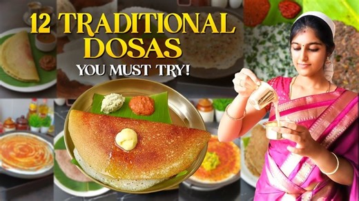 12 Traditional South Indian Dosa Varieties | Super Crispy & Authentic (All-in-One) #foodiesroof #dosavarieties #southindianfood #crispydosarecipe #easyrecipes #indianbreakfast #indiandinner #ravadosa | Foodiesroof
