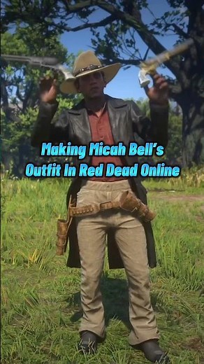 Making Micah Bell’s Outfit In Red Dead Online 🤠 #rdr2 #outfits #rdo #micahbell