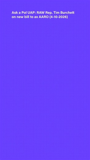 Nice job, Matt!@RepTimBurchett: Trump may be the guy to declassify UAP records bc he, "likes to upset the status quo."If Trump really cared about Disclosure, he'd issue an EO on UAP, publicly support the UAPDA, and waive Eric Davis' NDAs so he can tell us what he knows. Hasn't happened.