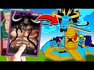 Cards Decide Our ONE PIECE POWERS in Minecraft, Then Battle