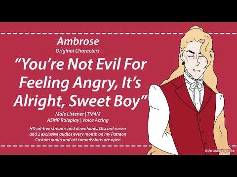 ASMR | Sweet Vampire Boyfriend Comforts You Through Your Anger [M4M] [Guided Breathing]