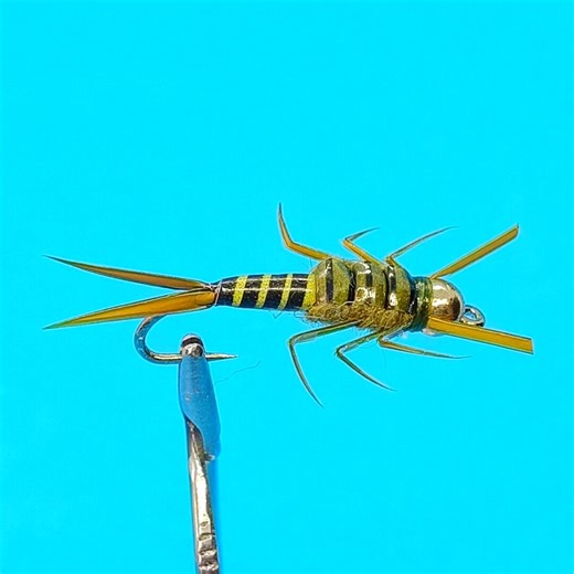 Green / Olive Stonefly Nymph Fly for Fishing - Etsy