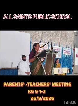 PTA Meeting KG,1, 2, 3