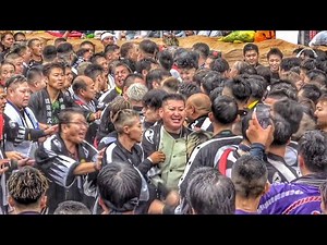 松山秋祭り2024 【道後村vs持田】大神輿 鉢合わせ⑦ 喧嘩神輿 道後温泉駅前 2024.10.07 愛媛県松山市