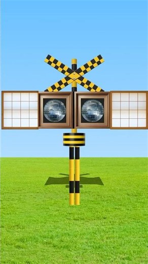 The Weirdest Railroad Crossing Parade Ever! #fumikiri #roblox #shorts